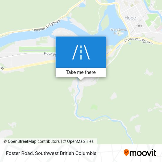 Foster Road map