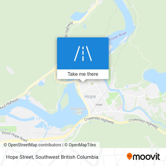 Hope Street map