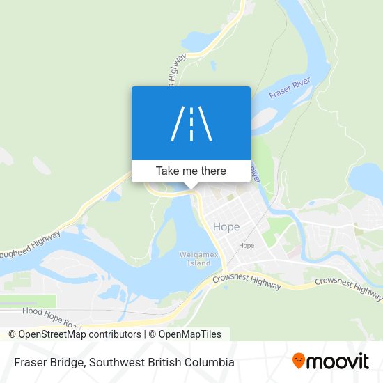 Fraser Bridge map