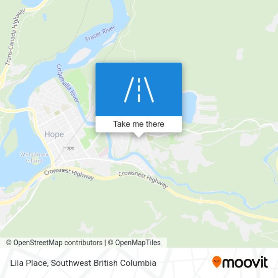 Lila Place map