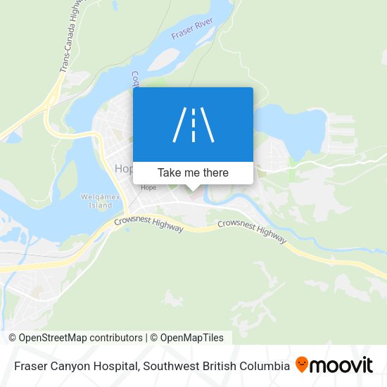 Fraser Canyon Hospital map