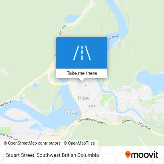 Stuart Street map