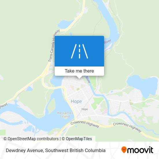 Dewdney Avenue map