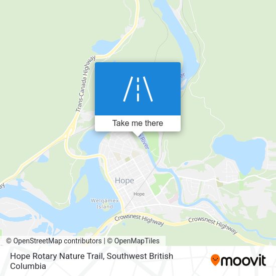Hope Rotary Nature Trail map