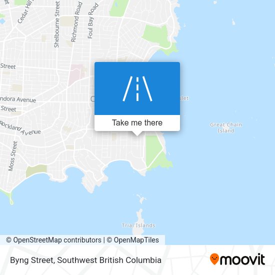 Byng Street map