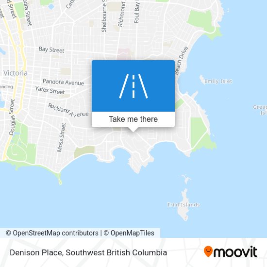 Denison Place map