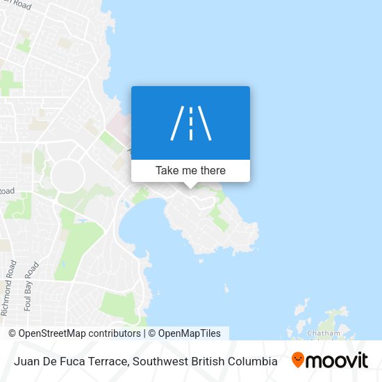 Juan De Fuca Terrace map