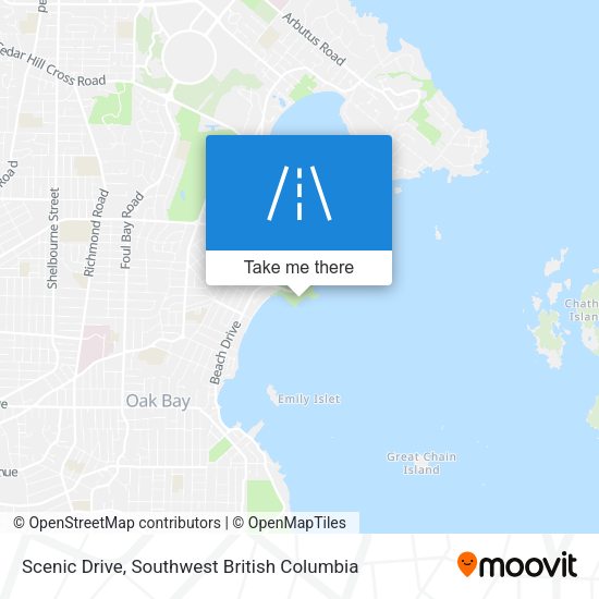 Scenic Drive map