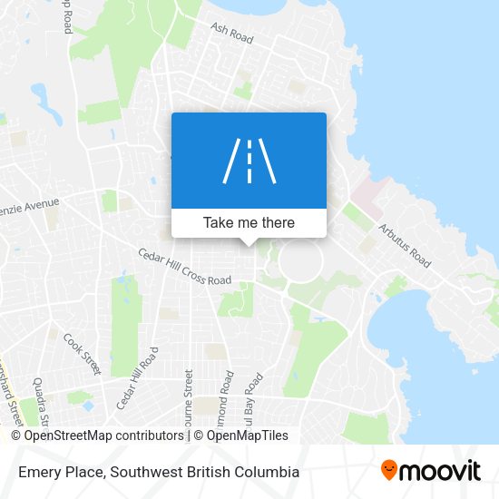 Emery Place map