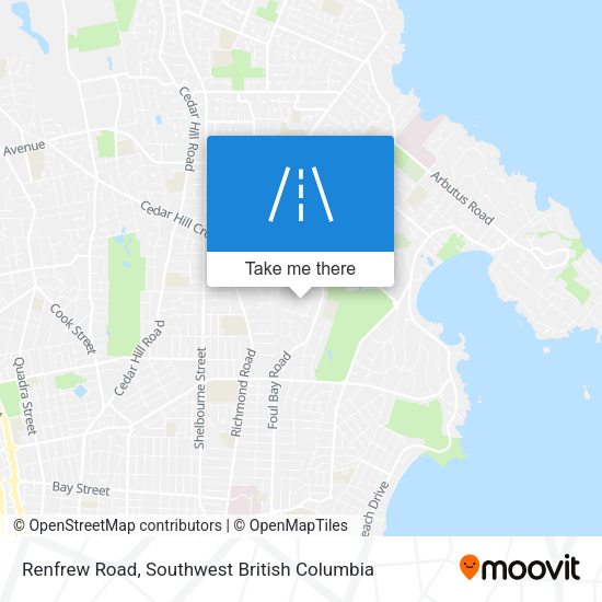 Renfrew Road map
