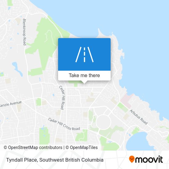 Tyndall Place map