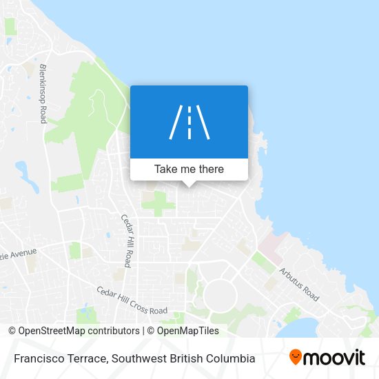 Francisco Terrace map