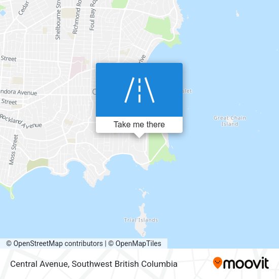 Central Avenue map