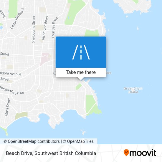 Beach Drive map