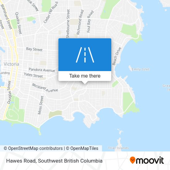 Hawes Road map