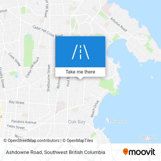 Ashdowne Road map