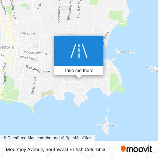 Mountjoy Avenue map