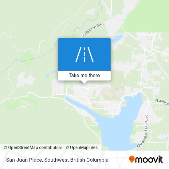 San Juan Place map