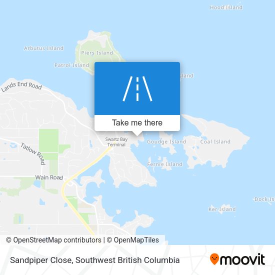 Sandpiper Close map