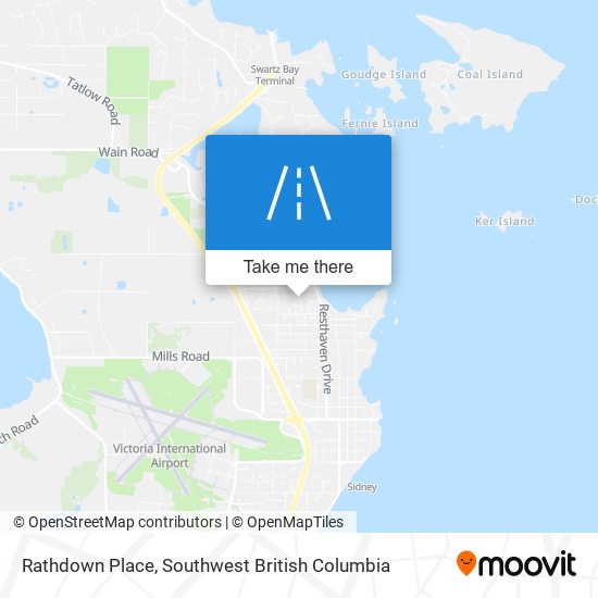 Rathdown Place map