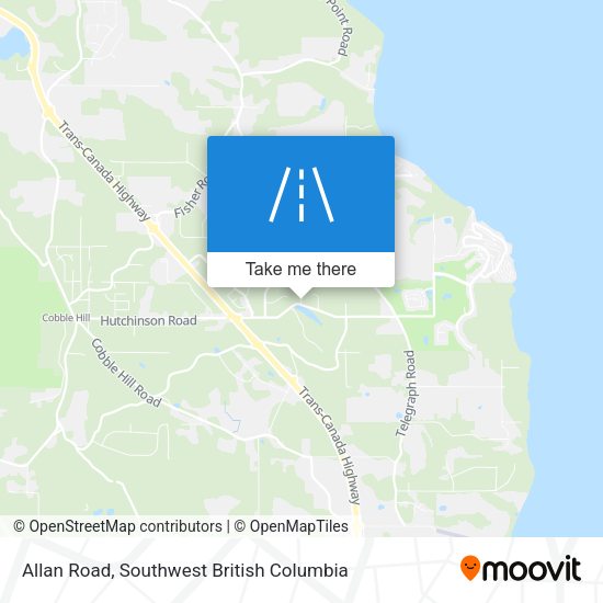 Allan Road map