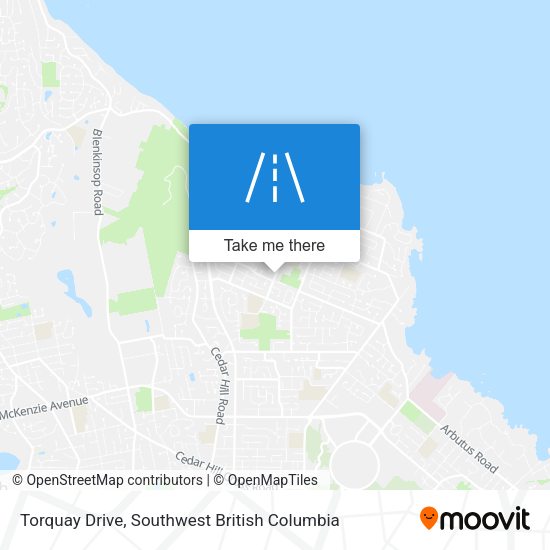 Torquay Drive map