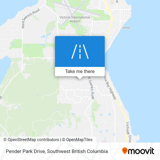 Pender Park Drive map