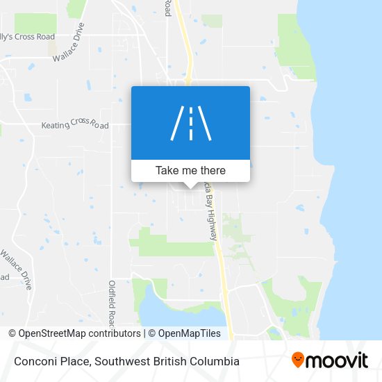 Conconi Place map