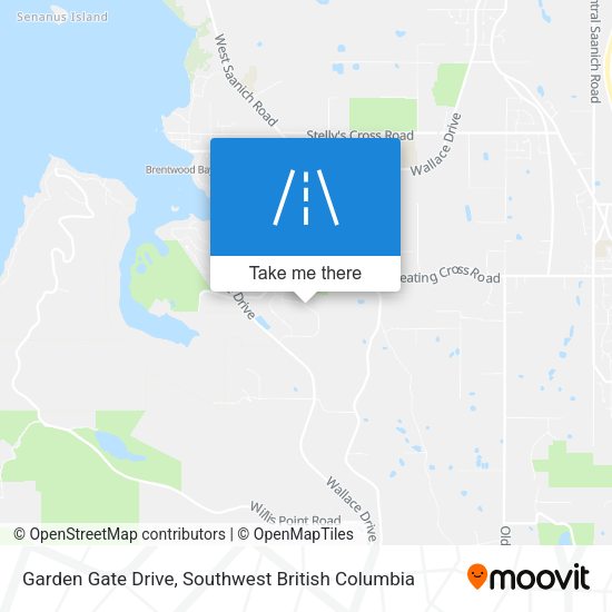 Garden Gate Drive map