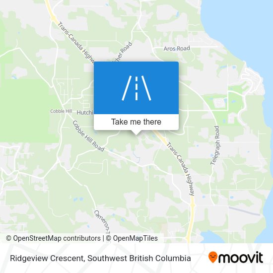 Ridgeview Crescent map