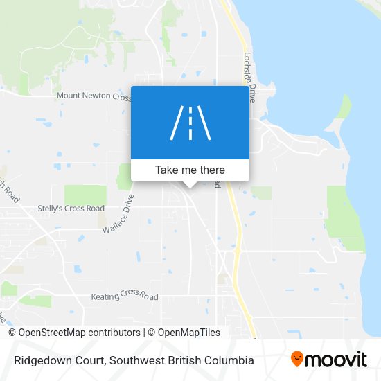 Ridgedown Court map