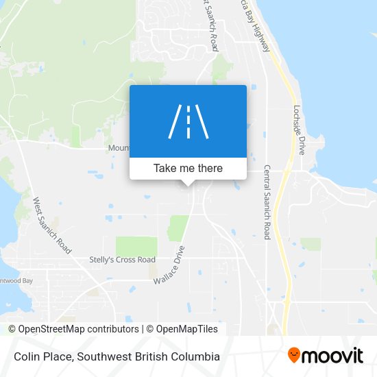 Colin Place map