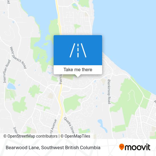 Bearwood Lane map