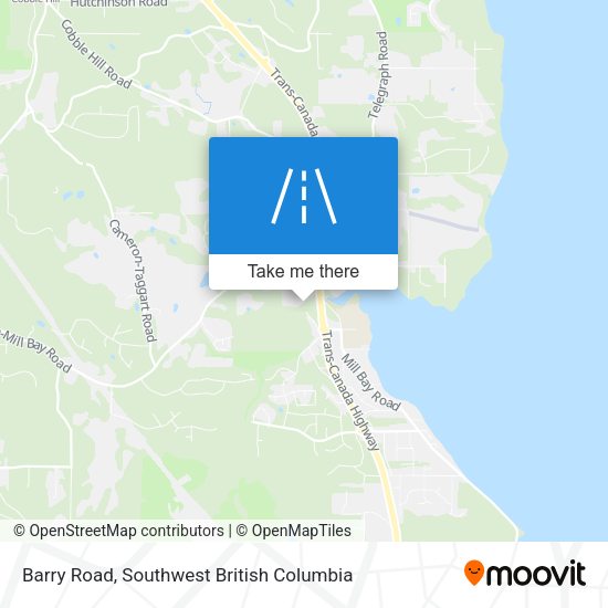 Barry Road map