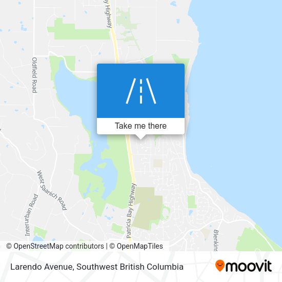 Larendo Avenue map