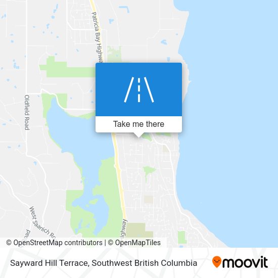 Sayward Hill Terrace map