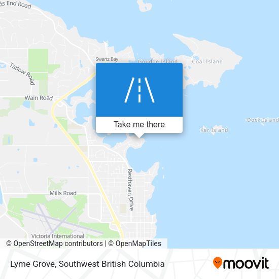Lyme Grove map