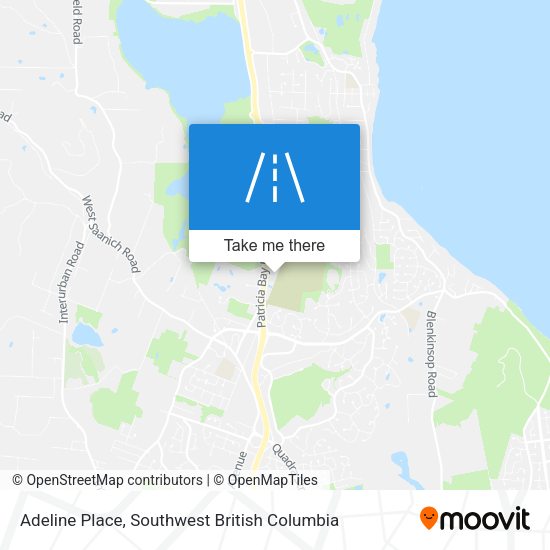 Adeline Place map