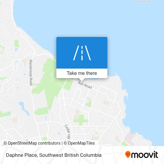 Daphne Place map