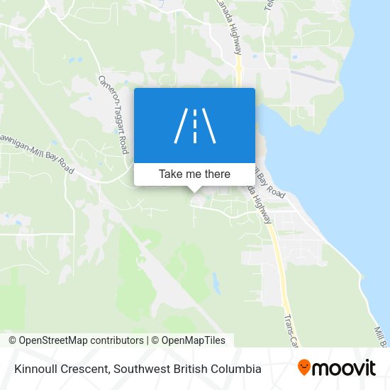 Kinnoull Crescent map