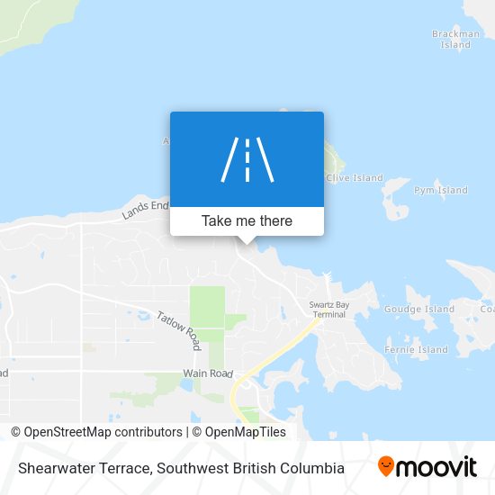 Shearwater Terrace map