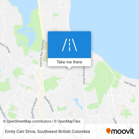 Emily Carr Drive map