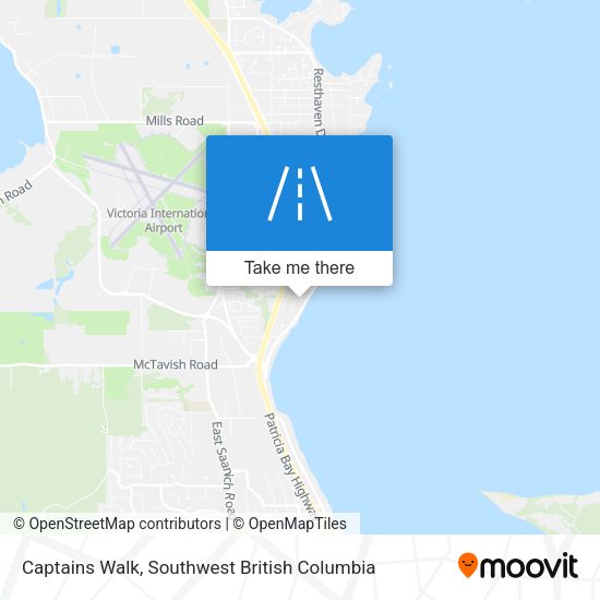 Captains Walk map
