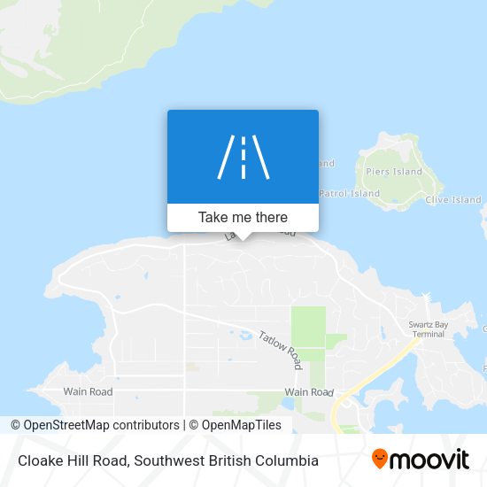 Cloake Hill Road map