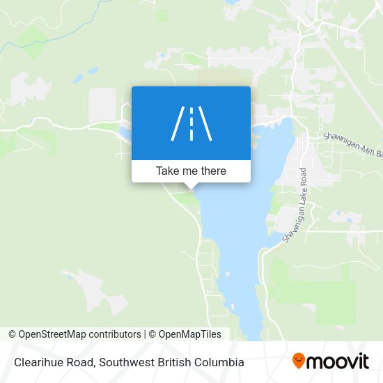 Clearihue Road map