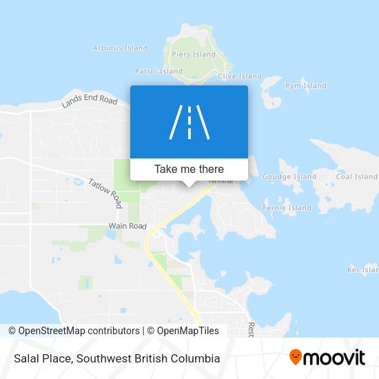 Salal Place map