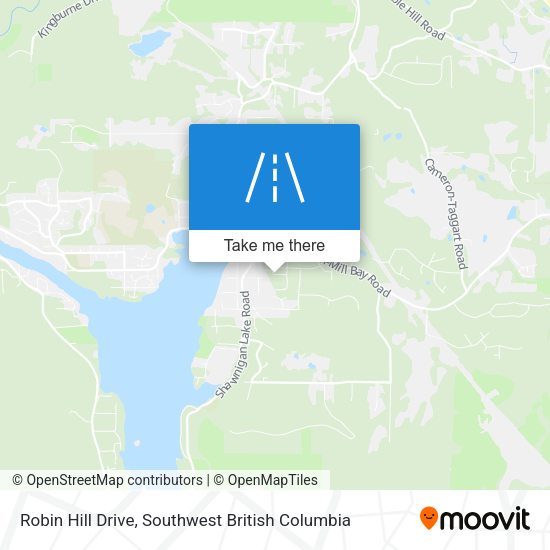 Robin Hill Drive map