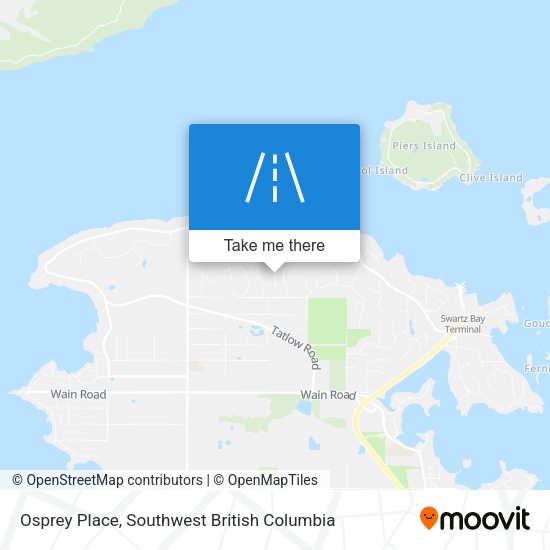 Osprey Place map