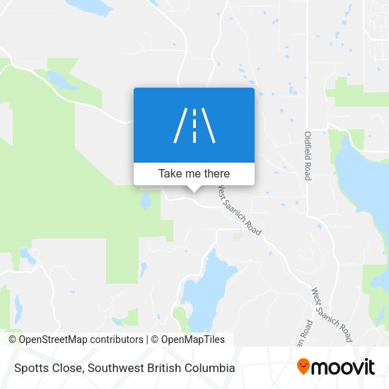 Spotts Close map