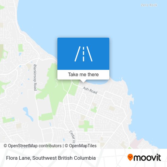 Flora Lane map